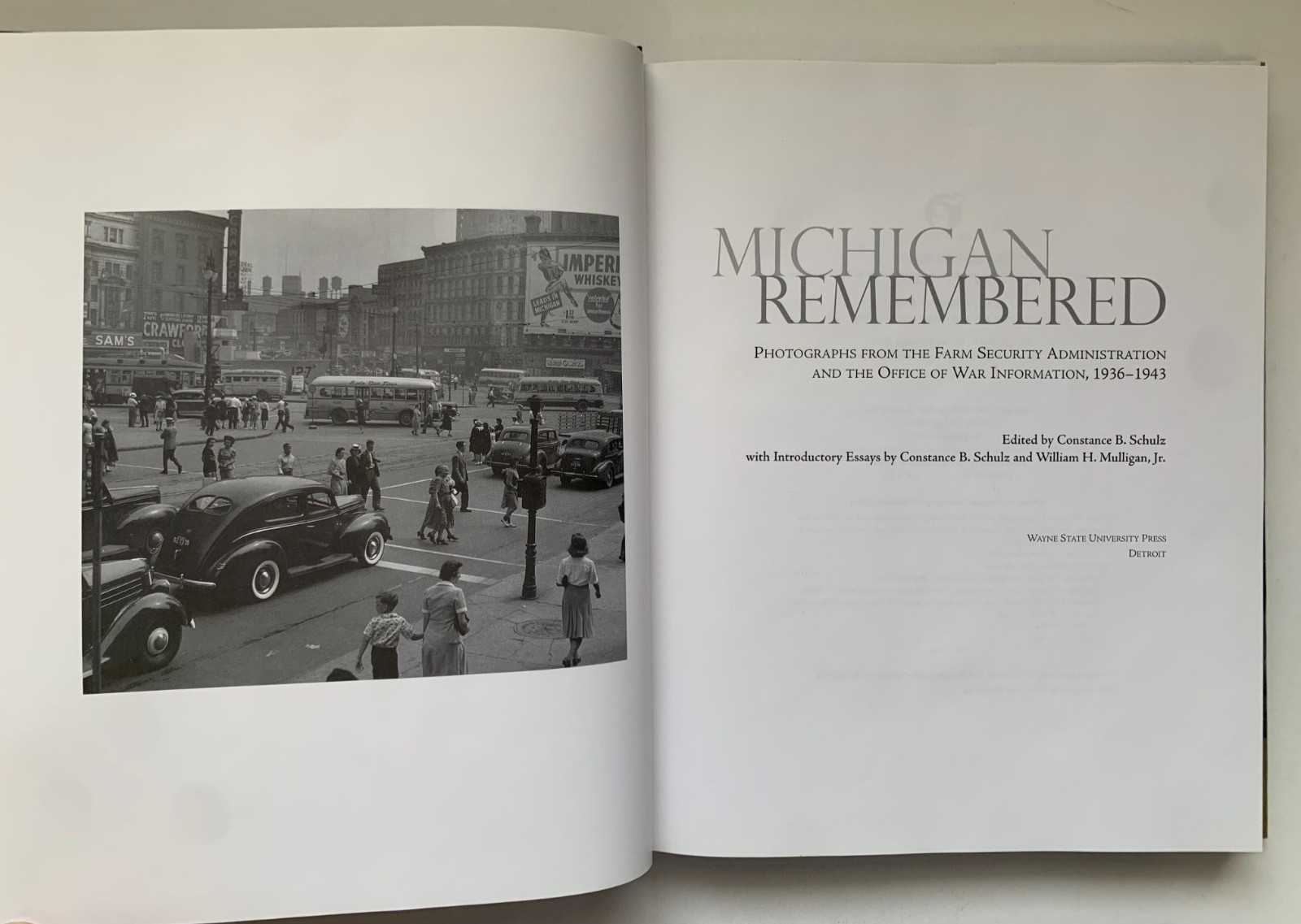 MICHIGAN REMEMBERED Schulz, photos from Office of War HCDJ, history, illustrated