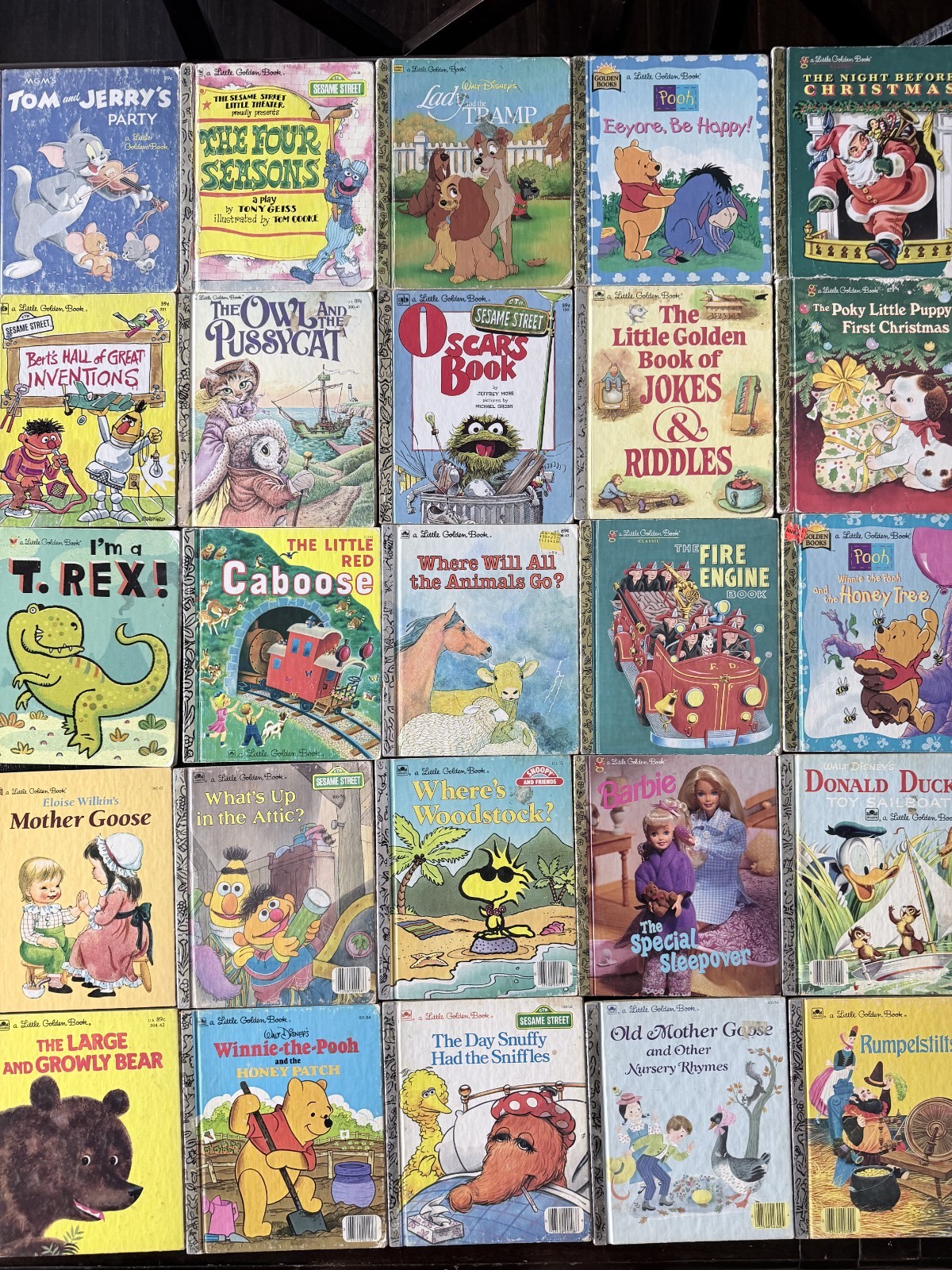 A Little Golden Book. Lot 83 Mixed Titles Vintage Hardcover MOST 1950&rsquo;s -90&rsquo;s