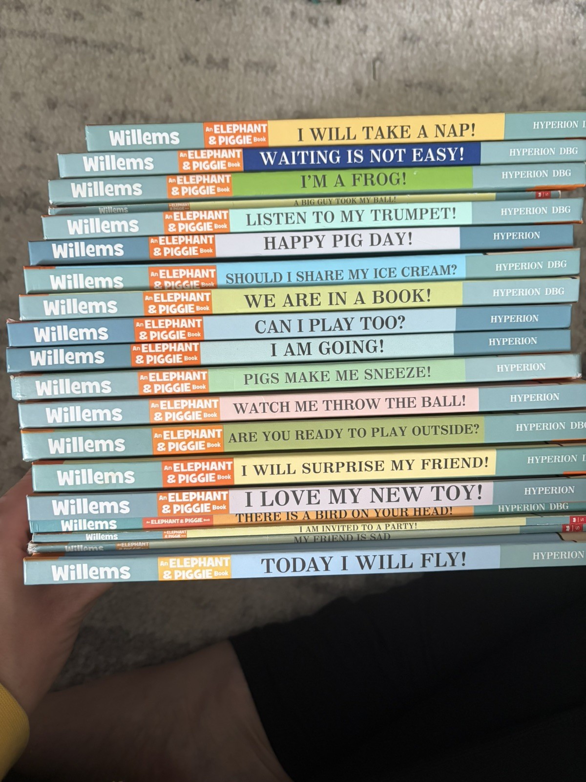 Lot of 19 Elephant & Piggie Books HC & PB By Mo Willems in Excellent Condition