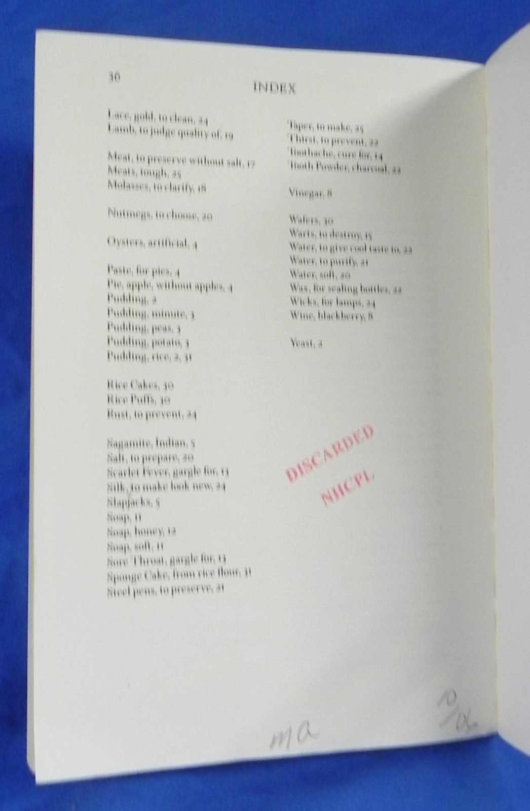 « Confederate Receipt Book » Softcover Booklet, Reprint of 1863 Original, 36 Pages