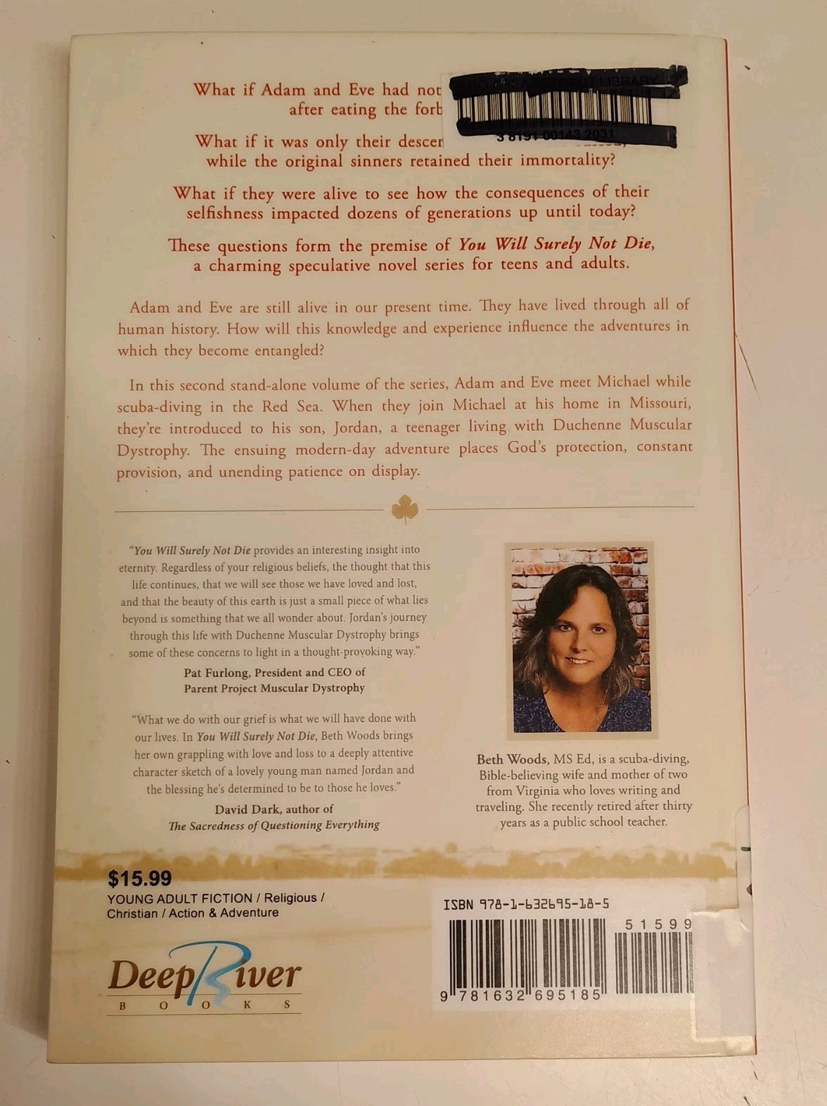You Will Surely Not Die 2: Adam and Eve Journey to Missouri by Woods, Beth. LN