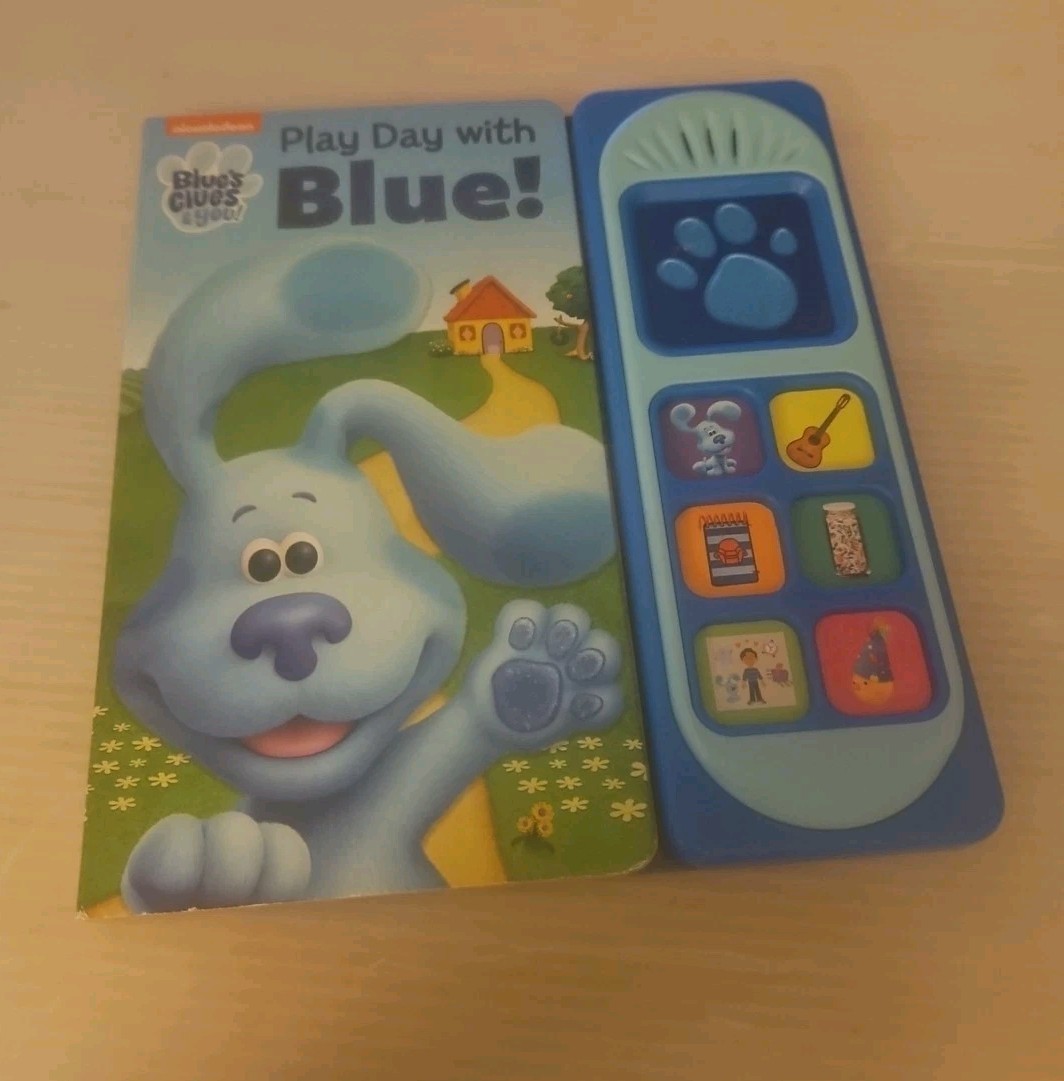 Nickelodeon Blue&rsquo;s Clues and You! « Play Day with Blue! » Sound Book by PI Kids