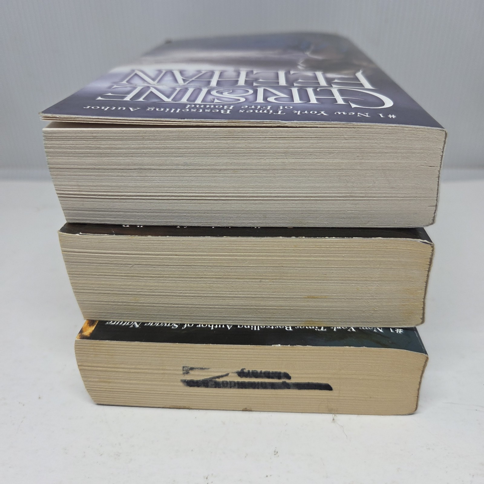 Christine Feehan Cat&rsquo;s Lair Bound Together Leopard&rsquo;s Prey 3 MM Paperbacks 1st Ed