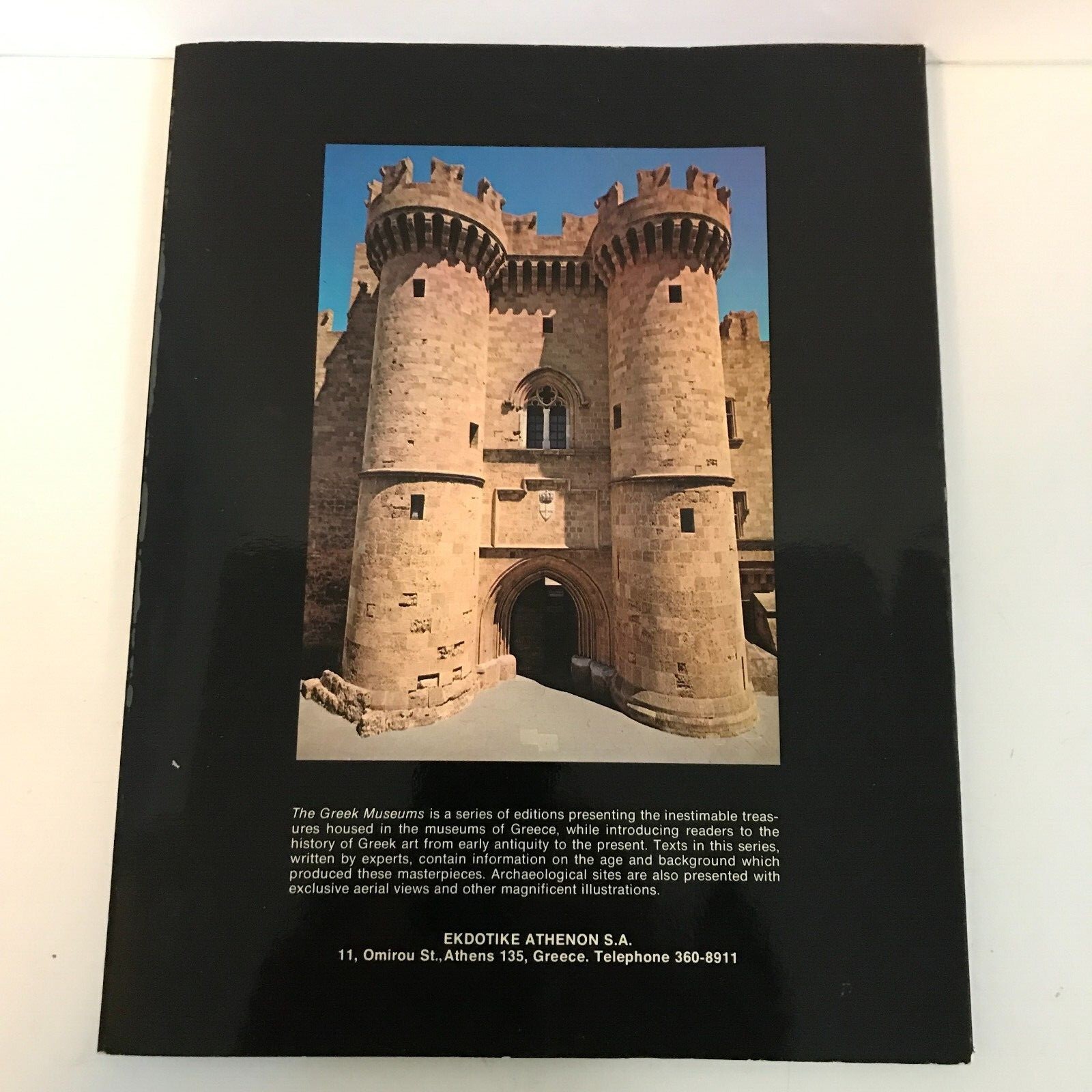 Rhodes 10×12&Prime; Book by AB Tataki Archaeologist 1979 Photographs Map 114 Pages