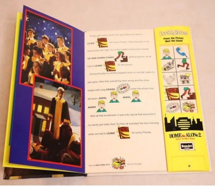 HOME ALONE 2 LOST NEW YORK VTG SOUND & STORYBOOK LOOK &lsquo;N LISTEN ELECTRONIC 1992