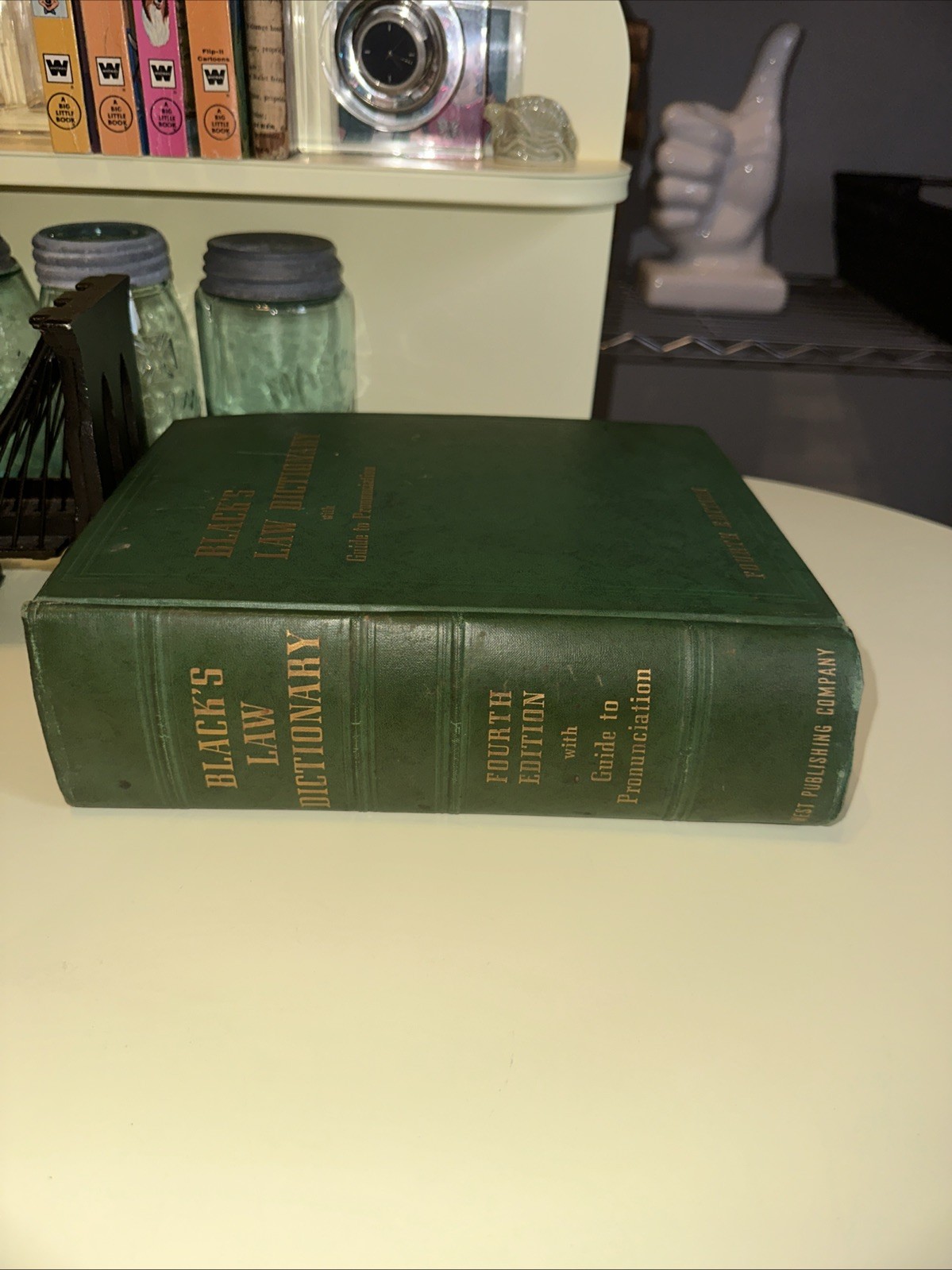 BLACKS LAW DICTIONARY FOURTH EDITION WEST PUBLISHING 1951 HENRY CAMPBELL HC BOOK