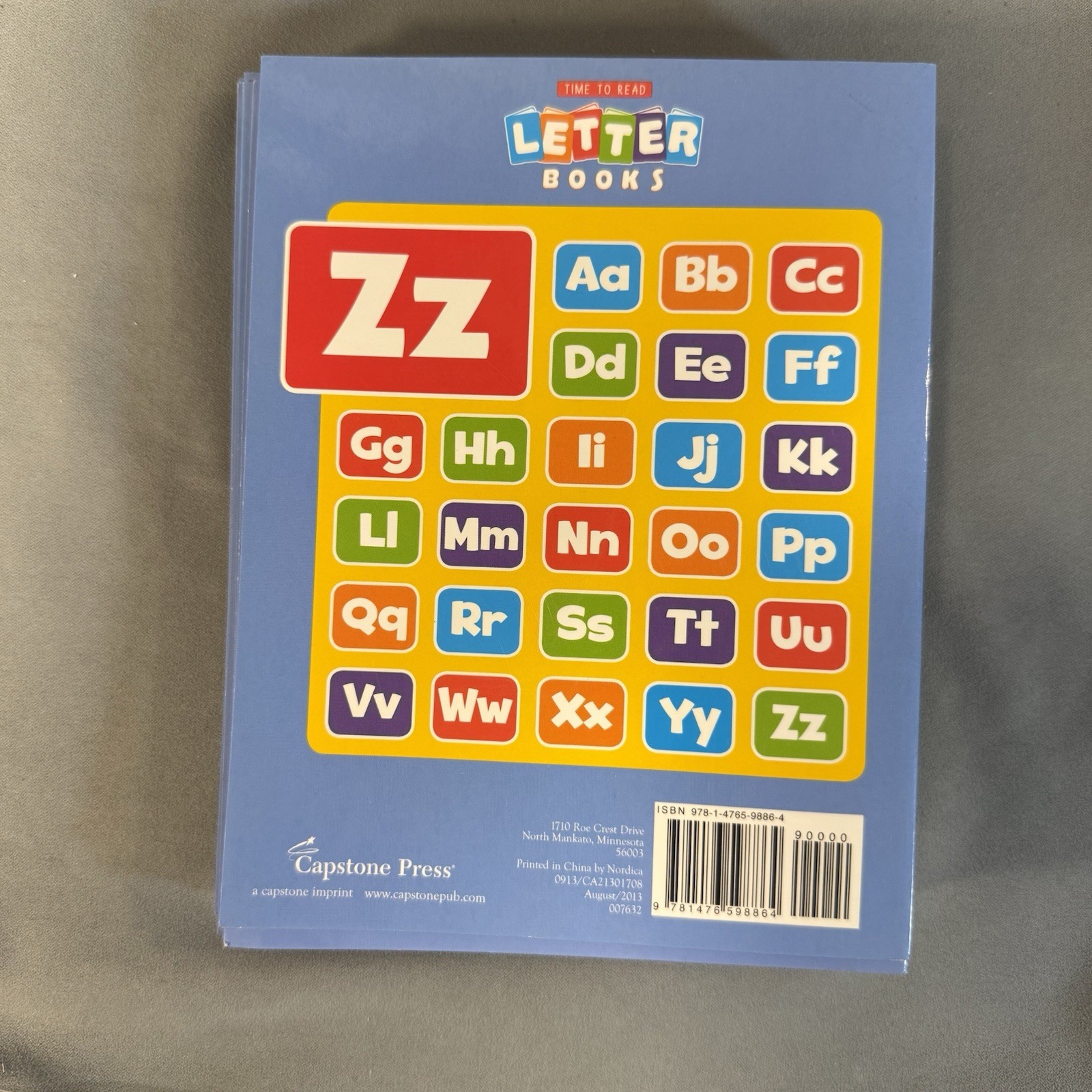 CAPSTONE Time to Read LETTER BOOKS 26 Books 8 Pages Per Book AGES 4-8 NEW SEALED