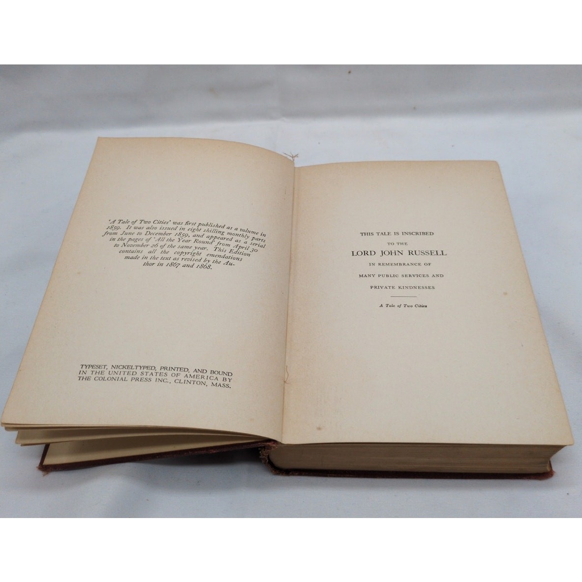 Works of Charles Dickens Vol VI A Tale of Two Cities Cleartype HC Illustrated