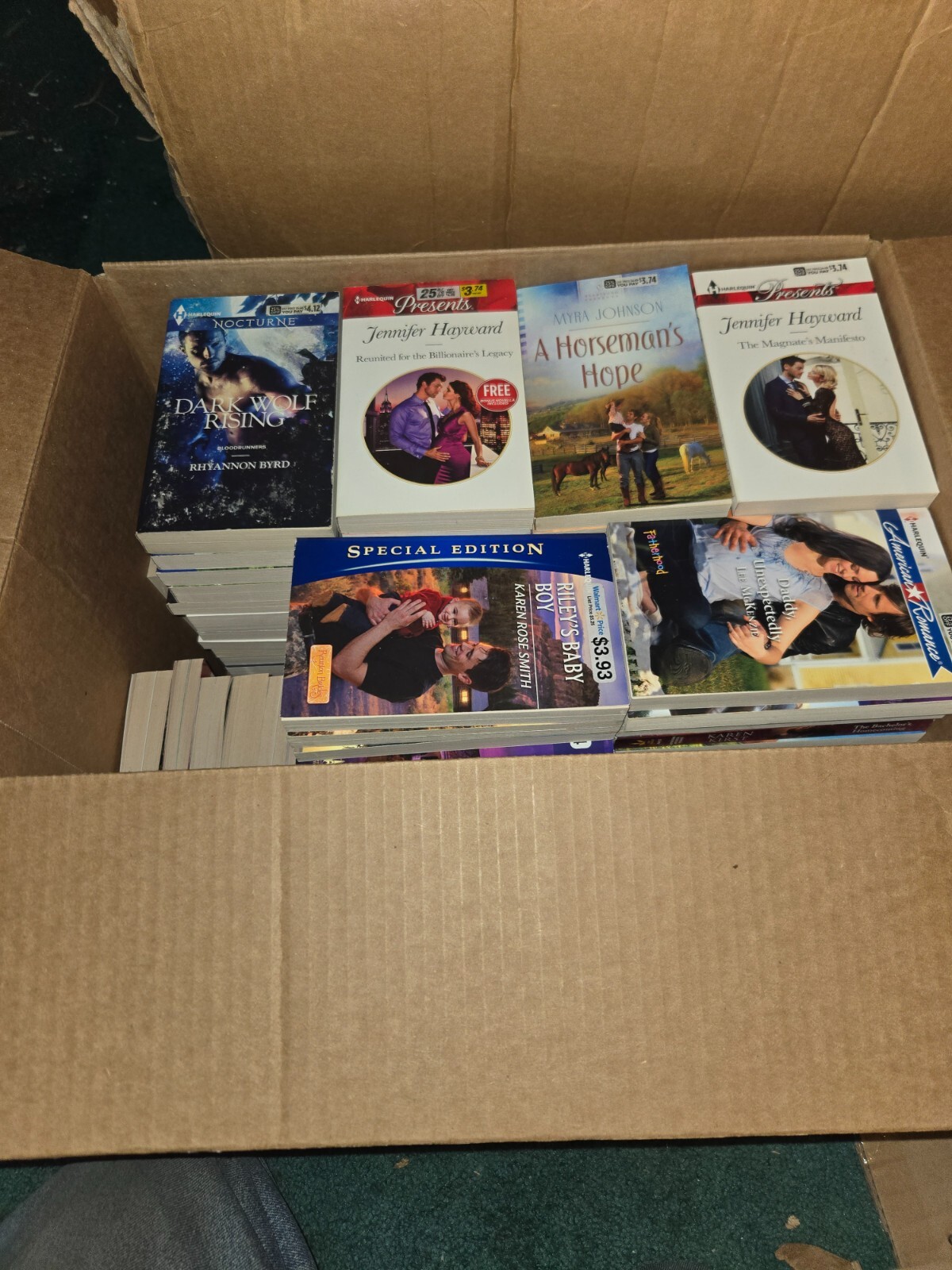 Mixed Bulk Lot of 10 Romance Fiction novels Paperback Books from Random Authors