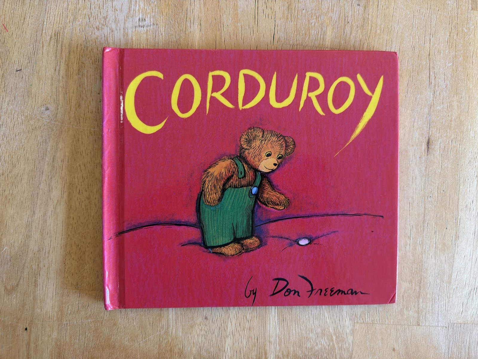 Corduroy 1968 by Don Freeman, HB, Mini version, Vintage 60s Children&rsquo;s Book
