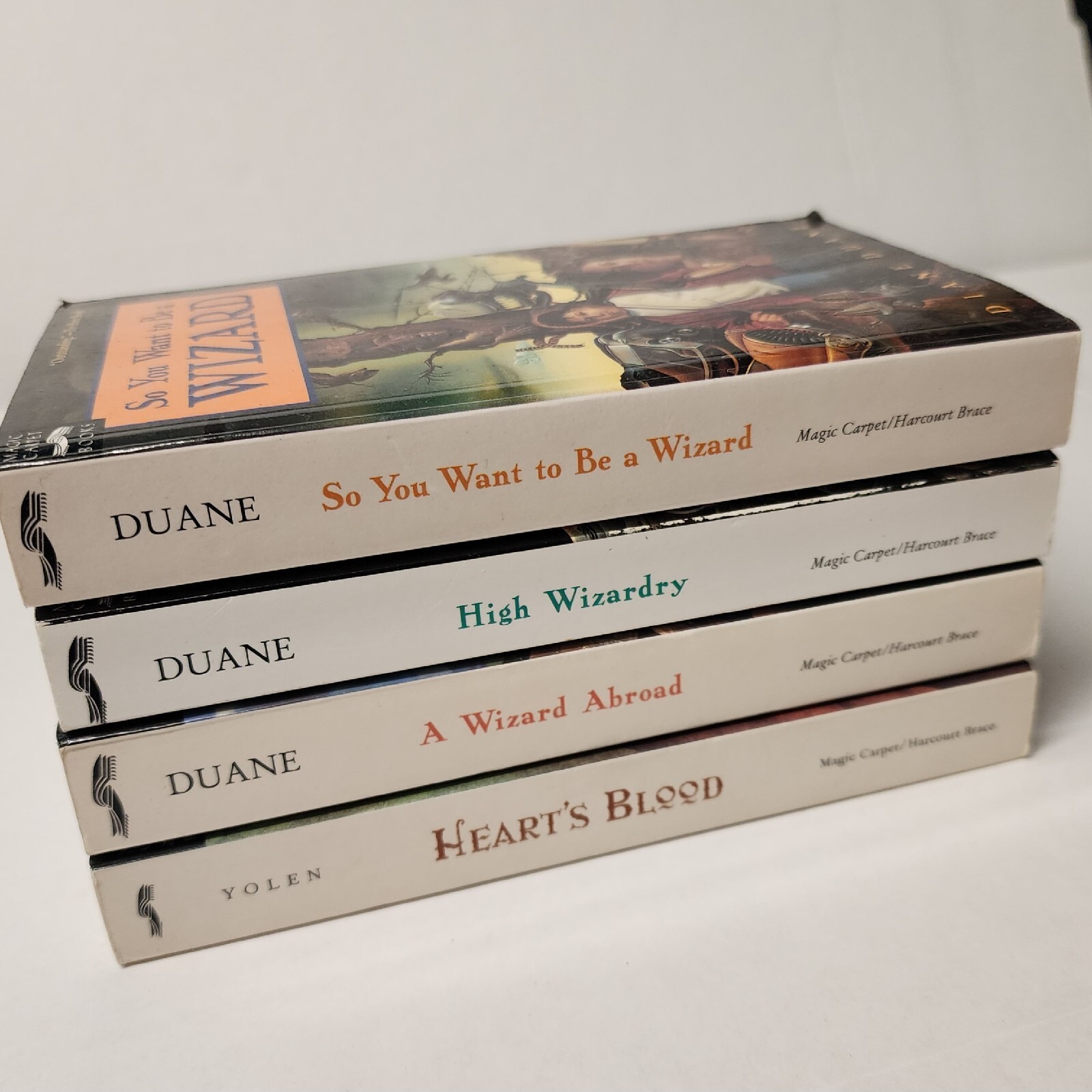 Young Wizard Series Diane Duane Heart&rsquo;s Blood Jane Yolen Magic Carpet Books