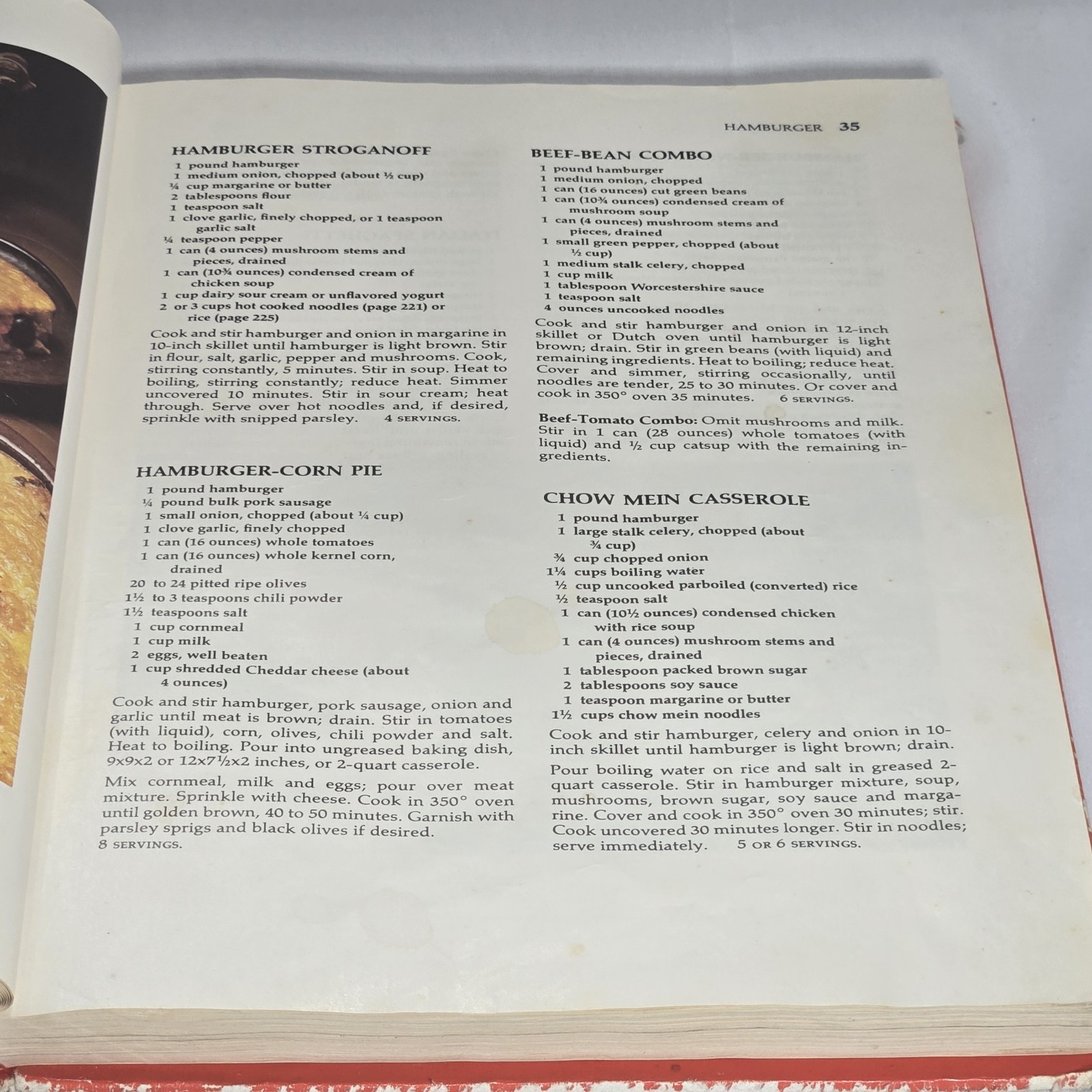Vintage 1970&rsquo;s Betty Crocker’s Cookbook New & Revised Edition Red Hardcover*READ