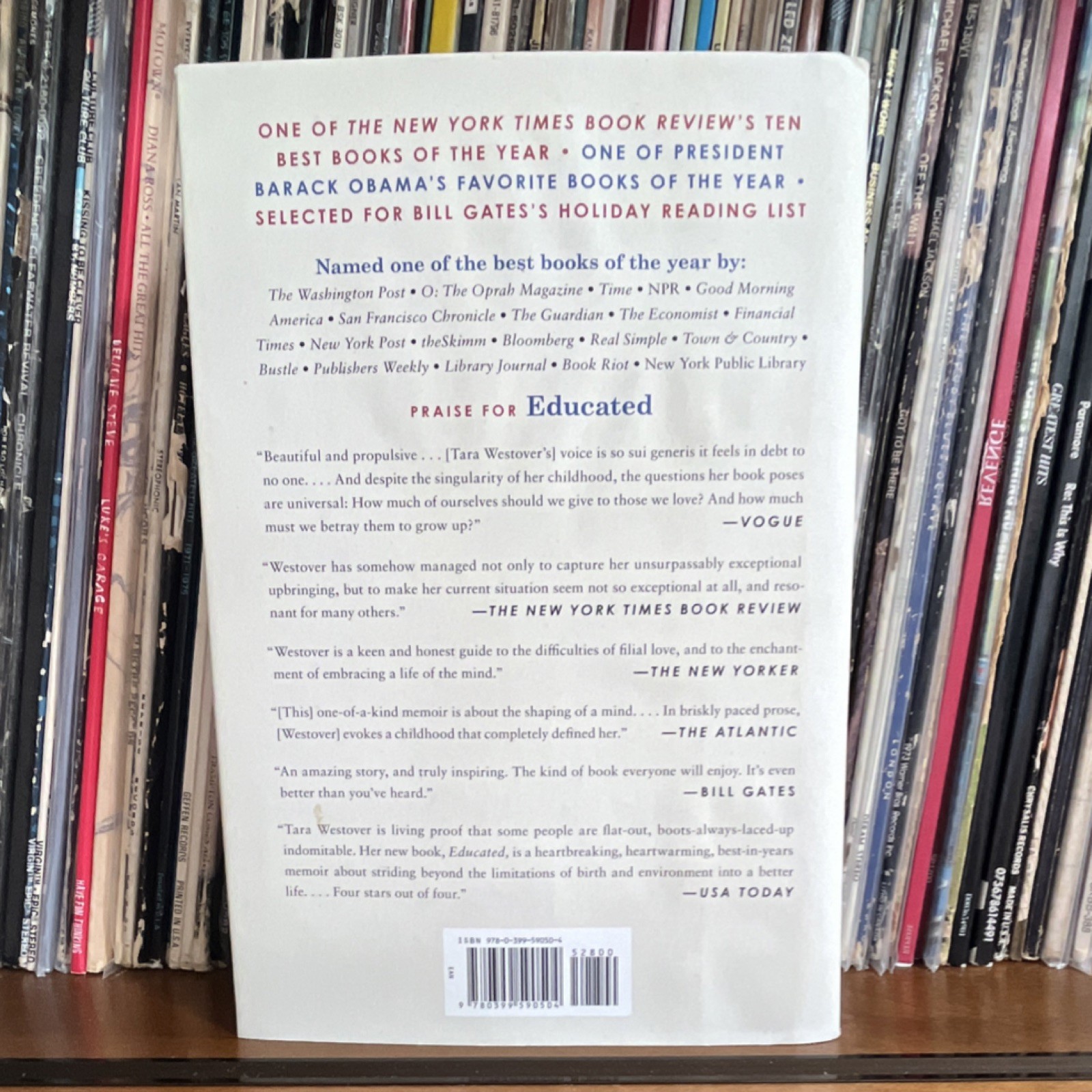 Tara Westover Educated: A Memoir Hardcover Random House 2018 Oprah&rsquo;s Book Club