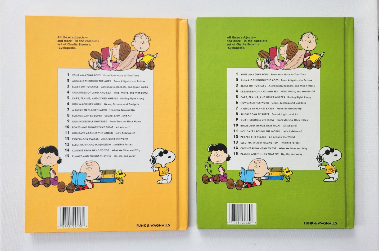 Vintage 1990 Charlie Brown&rsquo;s &lsquo;Cyclopedia HCs Lot of 5: Books 2 4 6 8 9