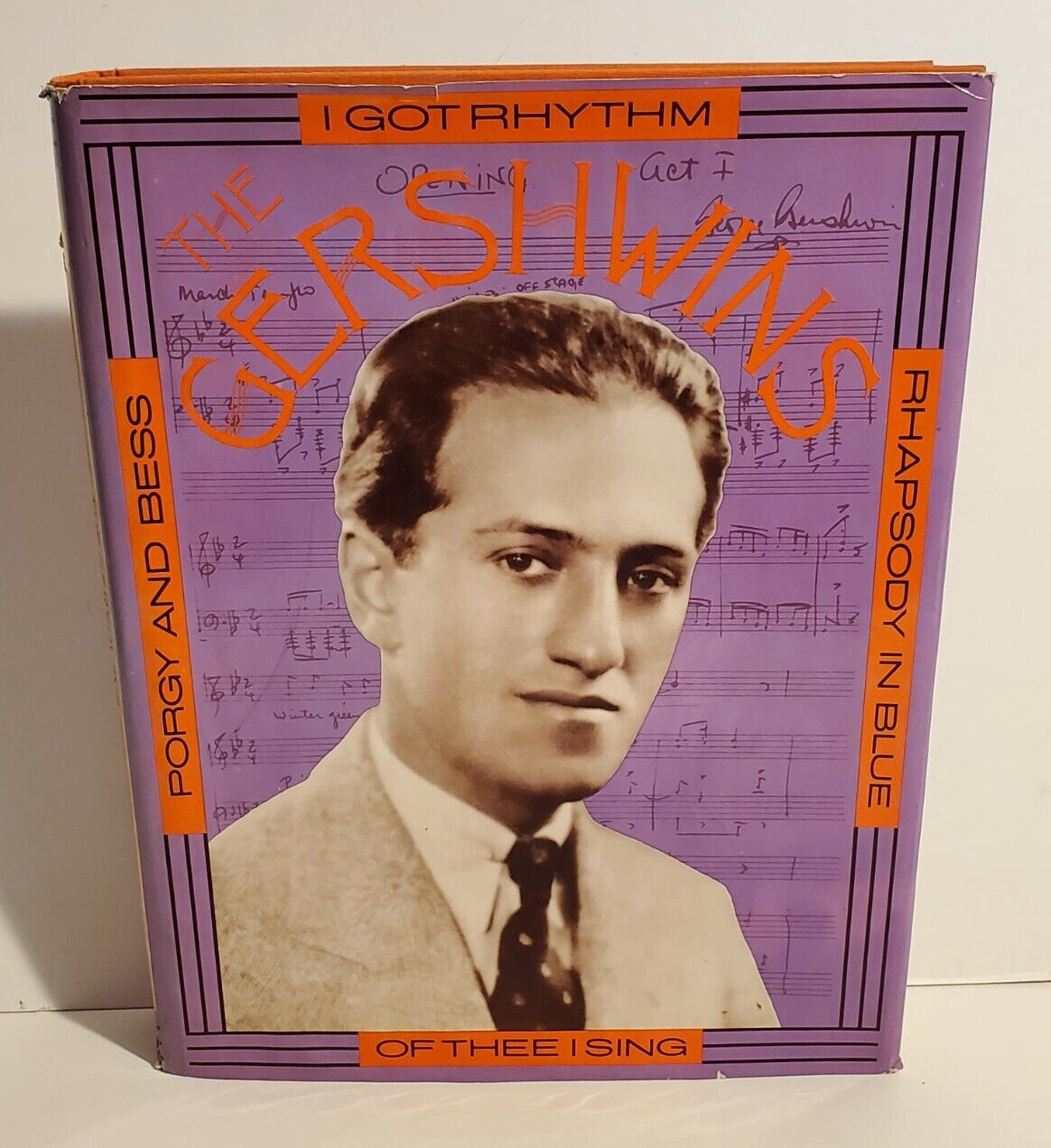 THE GERSHWINS LARGE HARDCOVER BOOK ROBERT KIMBALL INTRO BY RICHARD RODGERS 1973
