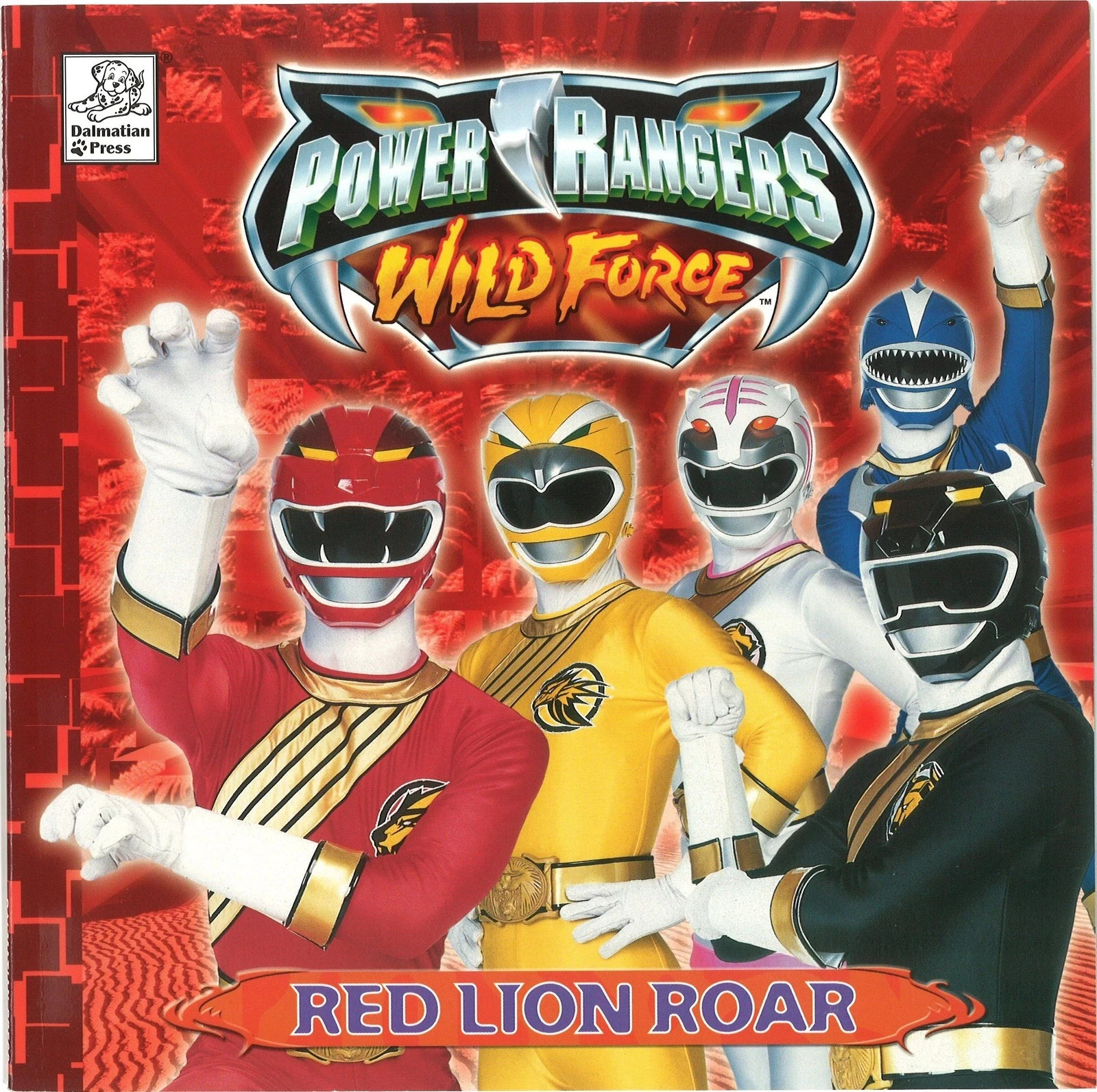 Power Rangers Wild Force Red Lion ROAR NEW! Dalmatian Press 2006 Paperback
