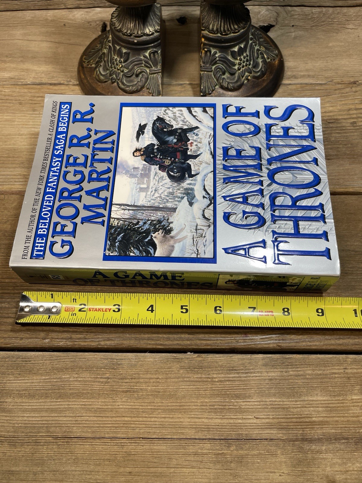 “A Game of Thrones” George R. R. Martin Trade Oversized PB Rare Jon Snow Cover
