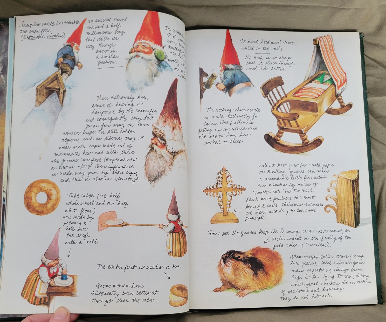Secrets of the Gnomes by Rien Poortvliet and Wil Huygen (1982, Hardcover)