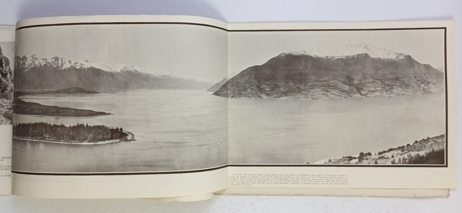 1920s Panoramic View Book Of New Zealand. 5 90x24cm Prints. Whitcombe & Tombs