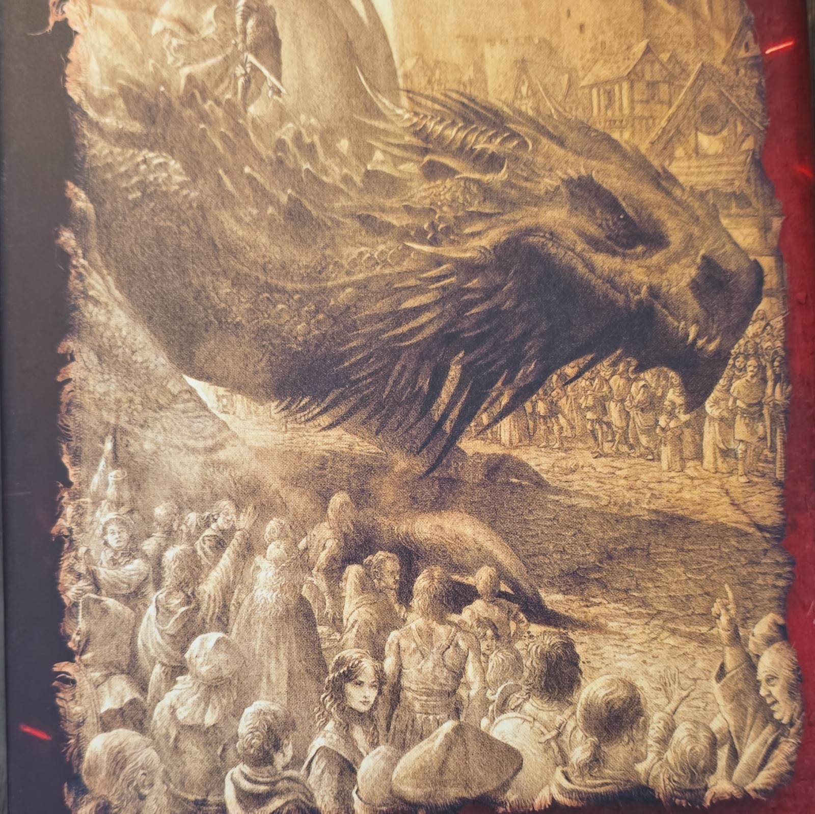 George R. R. Martin A Song of Ice and Fire Fire & Blood Hardcover Dust Jacket