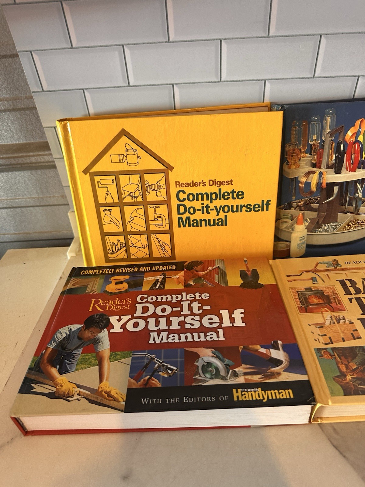 Reader&rsquo;s Digest Complete Do It Fix Yourself DIY Home HC Book Manuals Lot Of 4