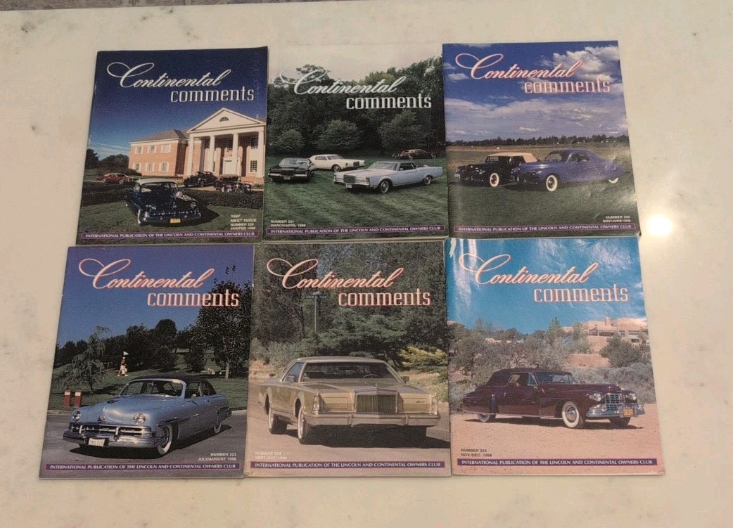 1990&rsquo;s CONTINENTAL COMMENTS LINCOLN MAGAZINE HUGE LOT (51)