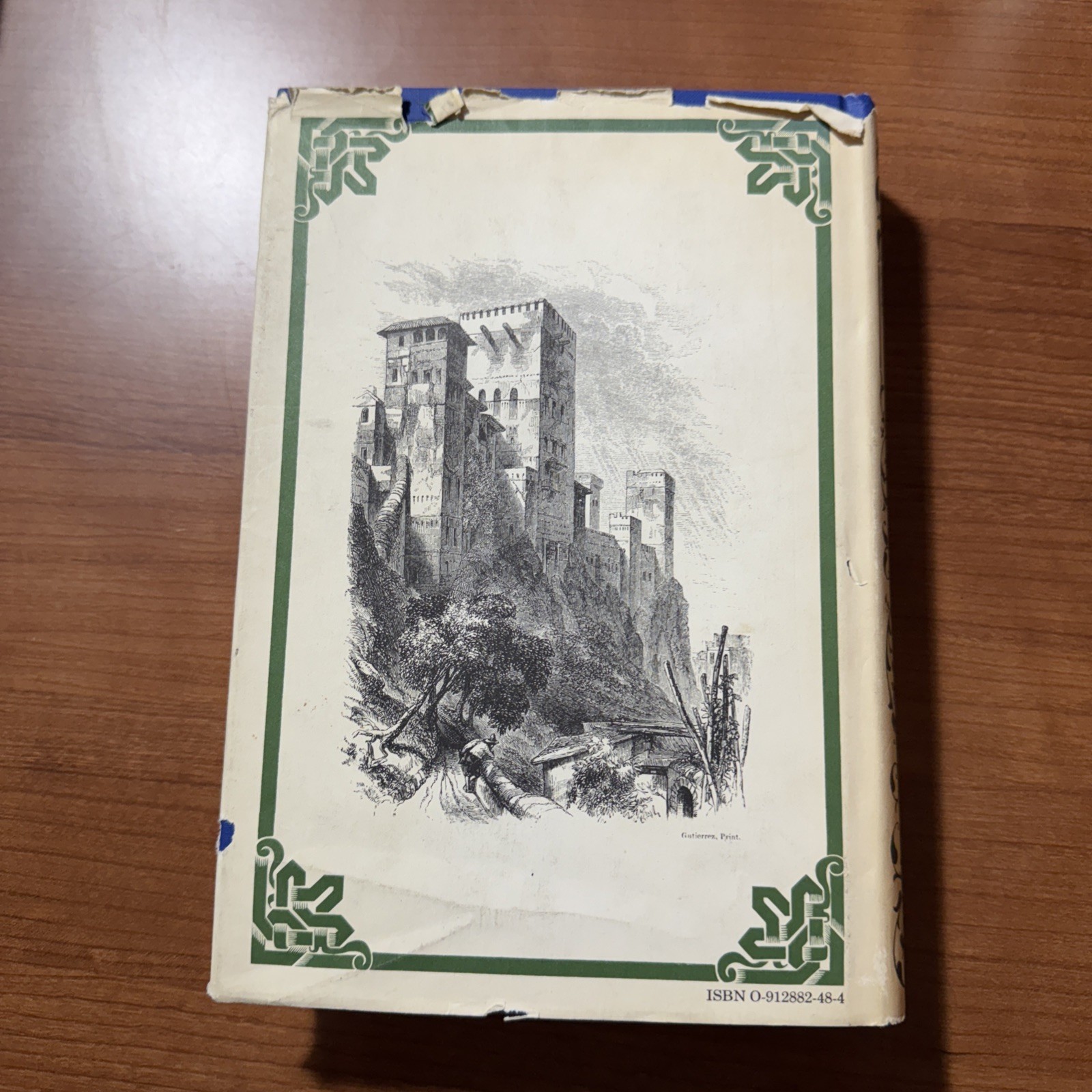 THE ALHAMBRA by Washington Irving Sleepy Hollow Press Facsimile 1982 HCDJ