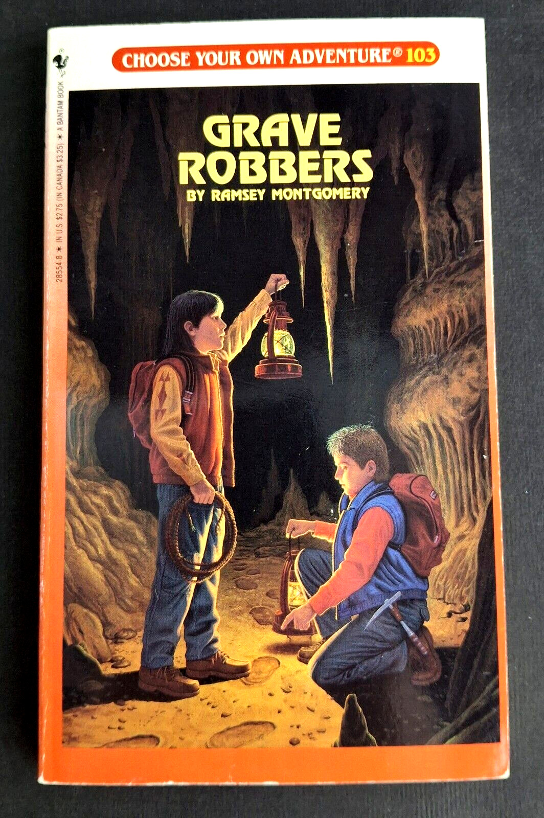 Choose Your Own Adventure #103: Grave Robbers CYOA Montgomery 1st Edition!