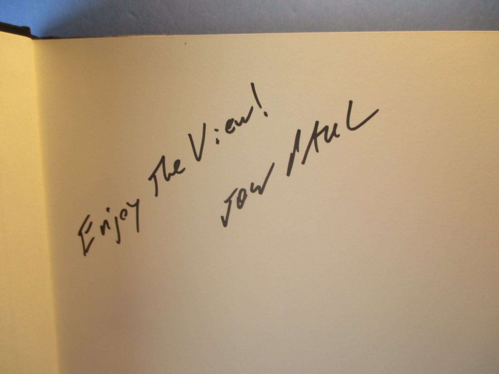 photography book VISIONS OF LAKE TAHOE signed by JON PAUL essay Ben Bova 2004