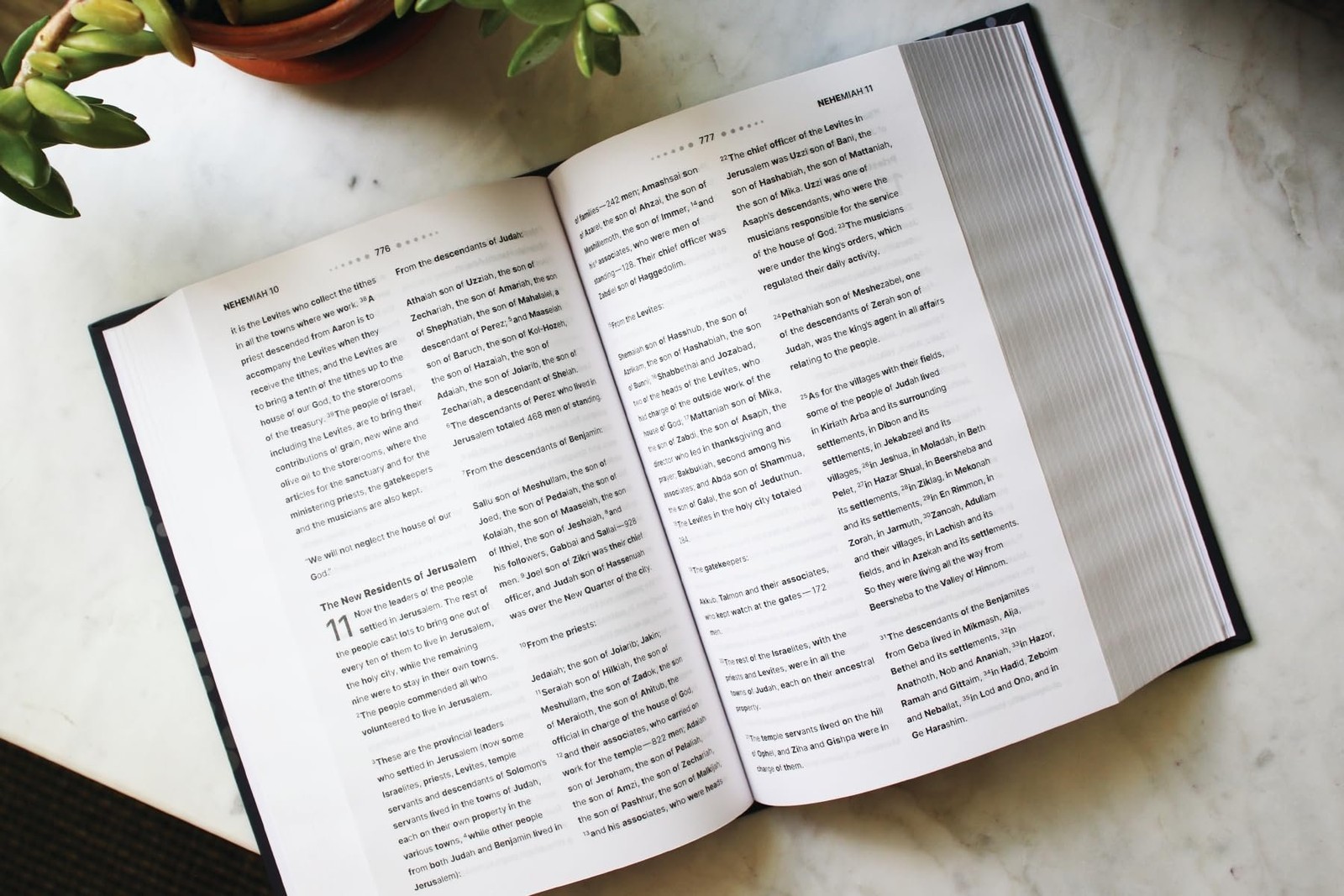 NIV, Clear Focus Bible, Hardcover, Charcoal/Copper: Read more of the Bible…