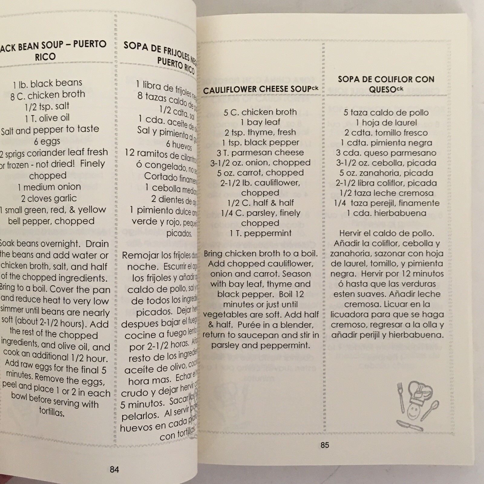 Carmen&rsquo;s Worldwide Kitchen – English/Spanish Cookbook by Carmen Kolenda 342 p VG