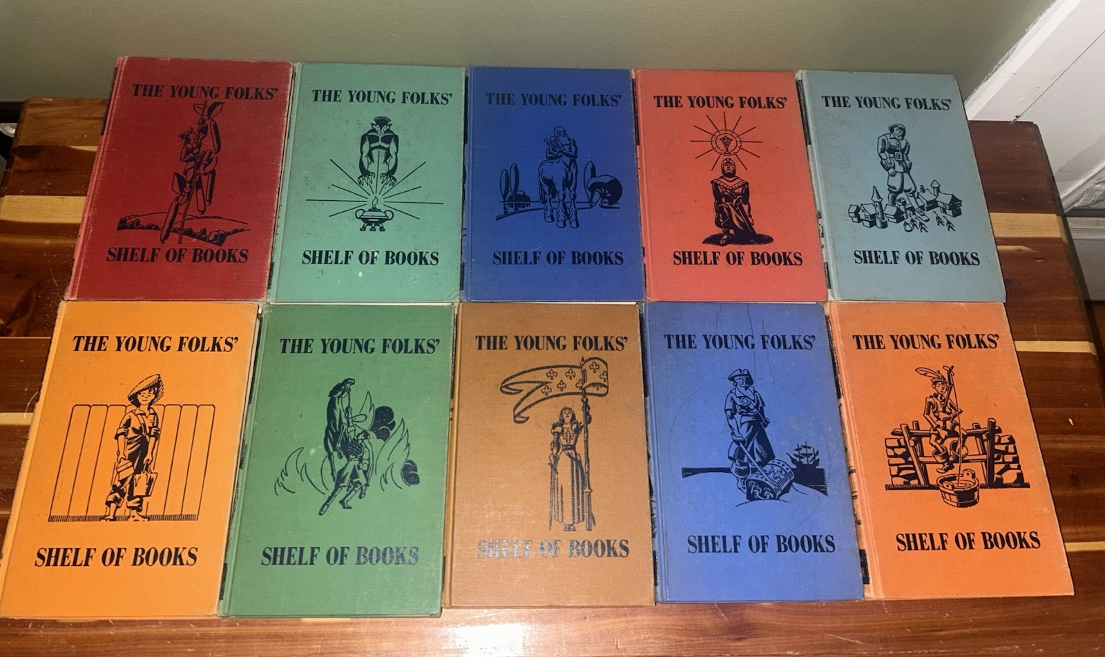 Collier&rsquo;s Junior Classics The Young Folks Shelf of Books 1961 Full 10-volume Set