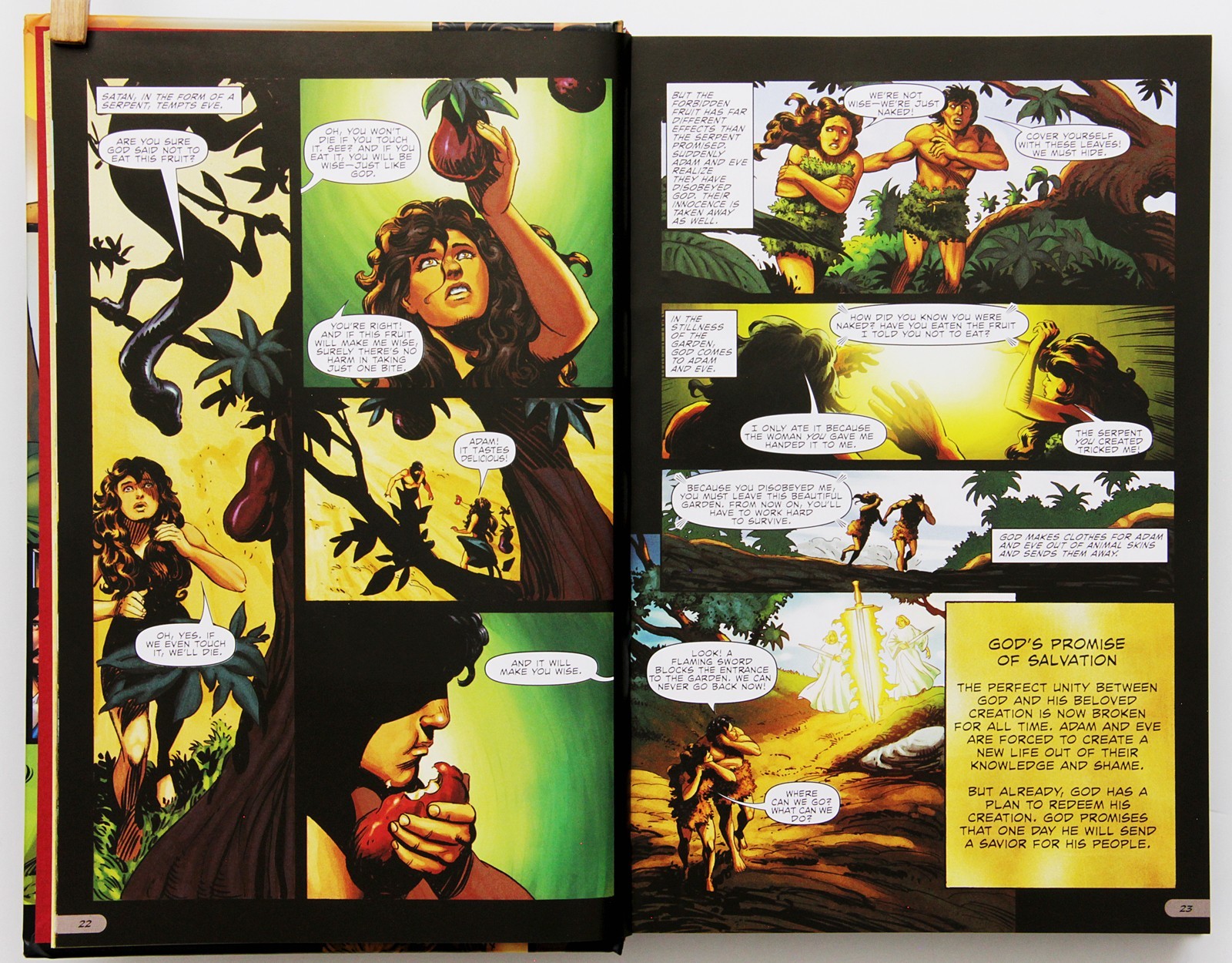 The Action Bible God&rsquo;s Redemptive Story Illustrated by Sergio Cariello 2020 HC