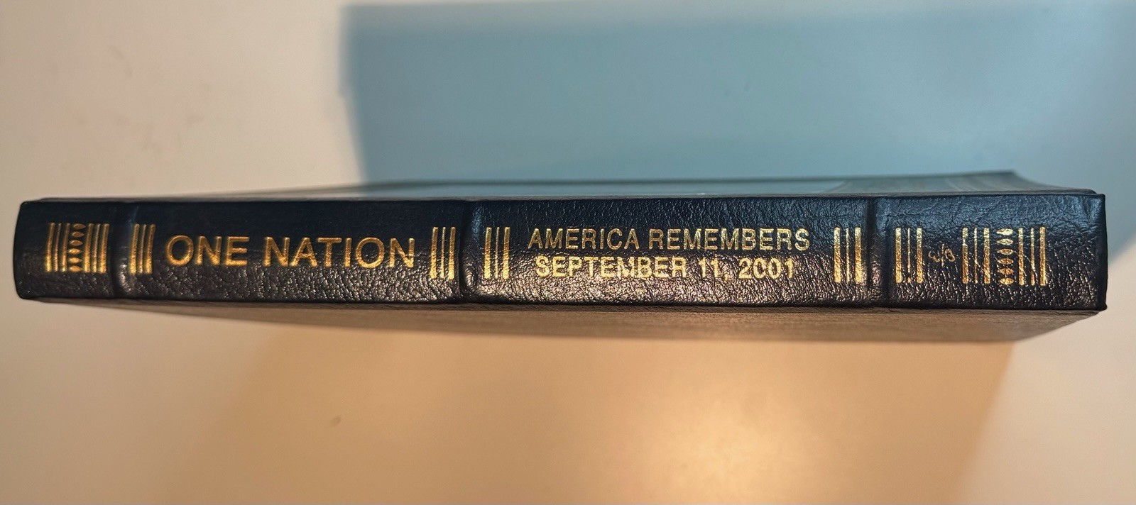 ONE NATION: America Remembers September 11, 2001 – Leather Bound, Collectors Ed.