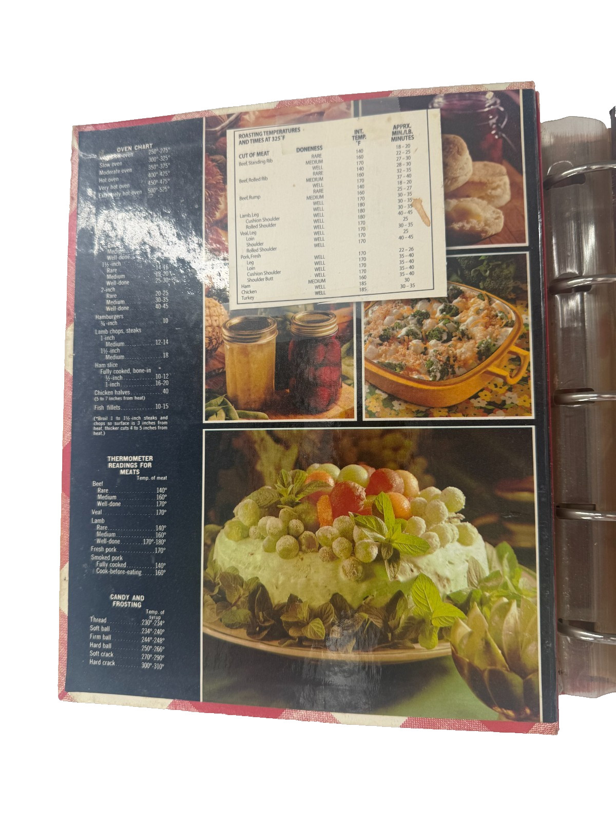 VINTAGE Better Homes And Gardens New Cook Book used 1970s Hardcover 5Ring Binder