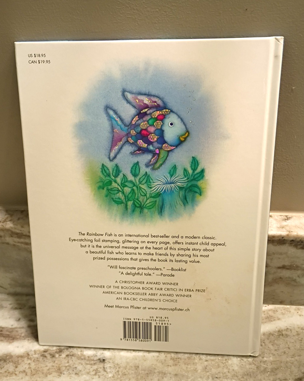 The Rainbow Fish Marcus Pfister 1992 Hardcover North South Rainbow Fish