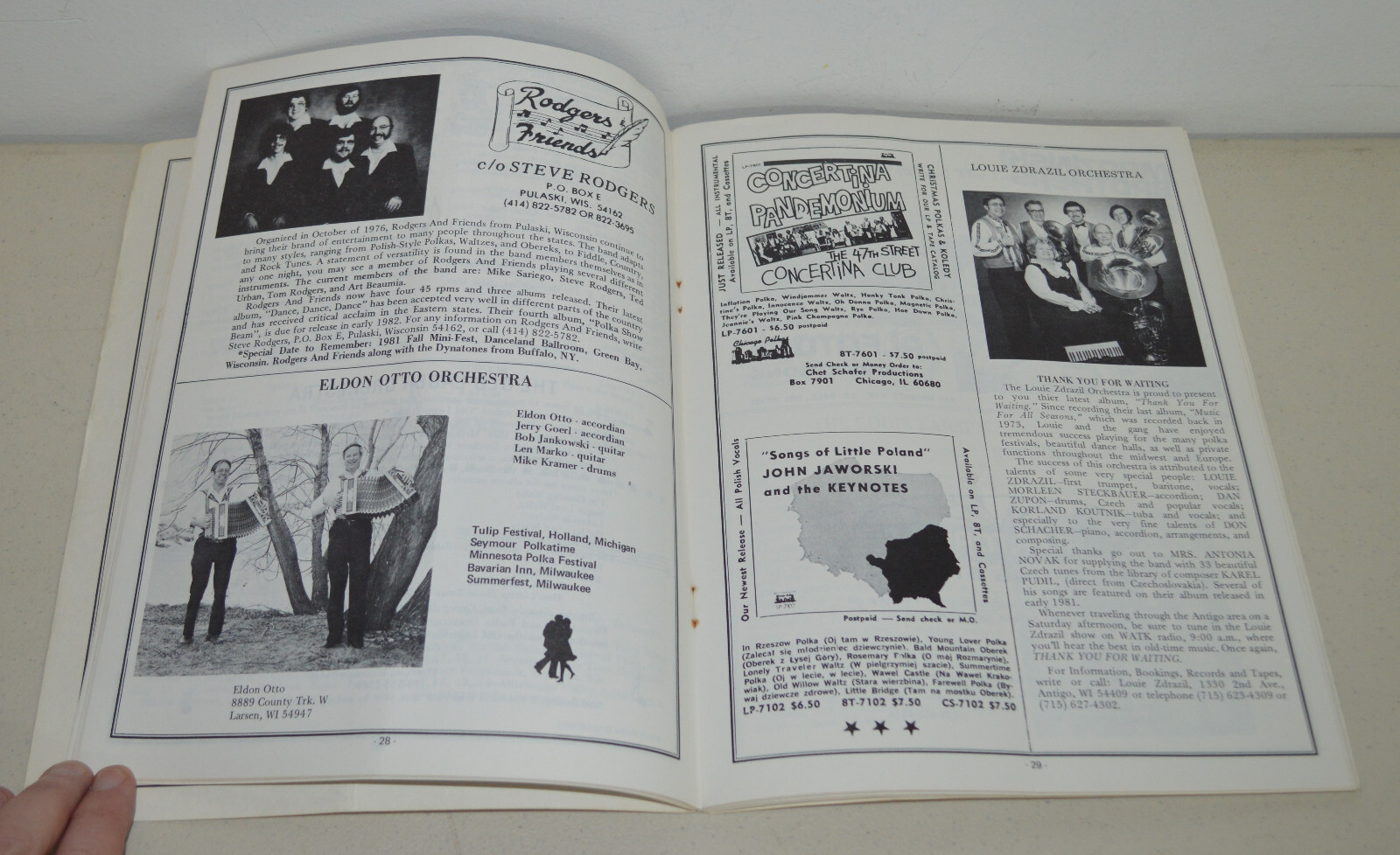 Old Time Dance Party Book Polka Advertising