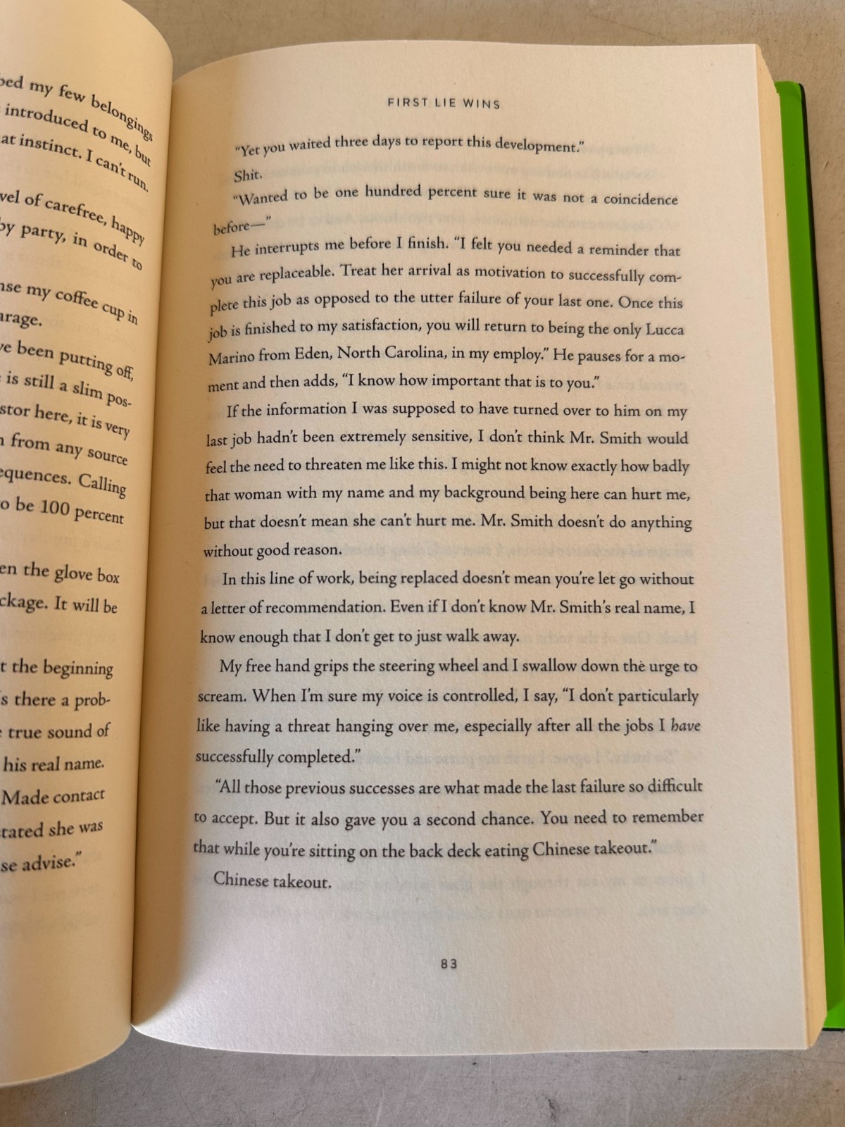 First Lie Wins: Reese&rsquo;s Book Club : A Novel by Ashley Elston (2024, Hardcover)