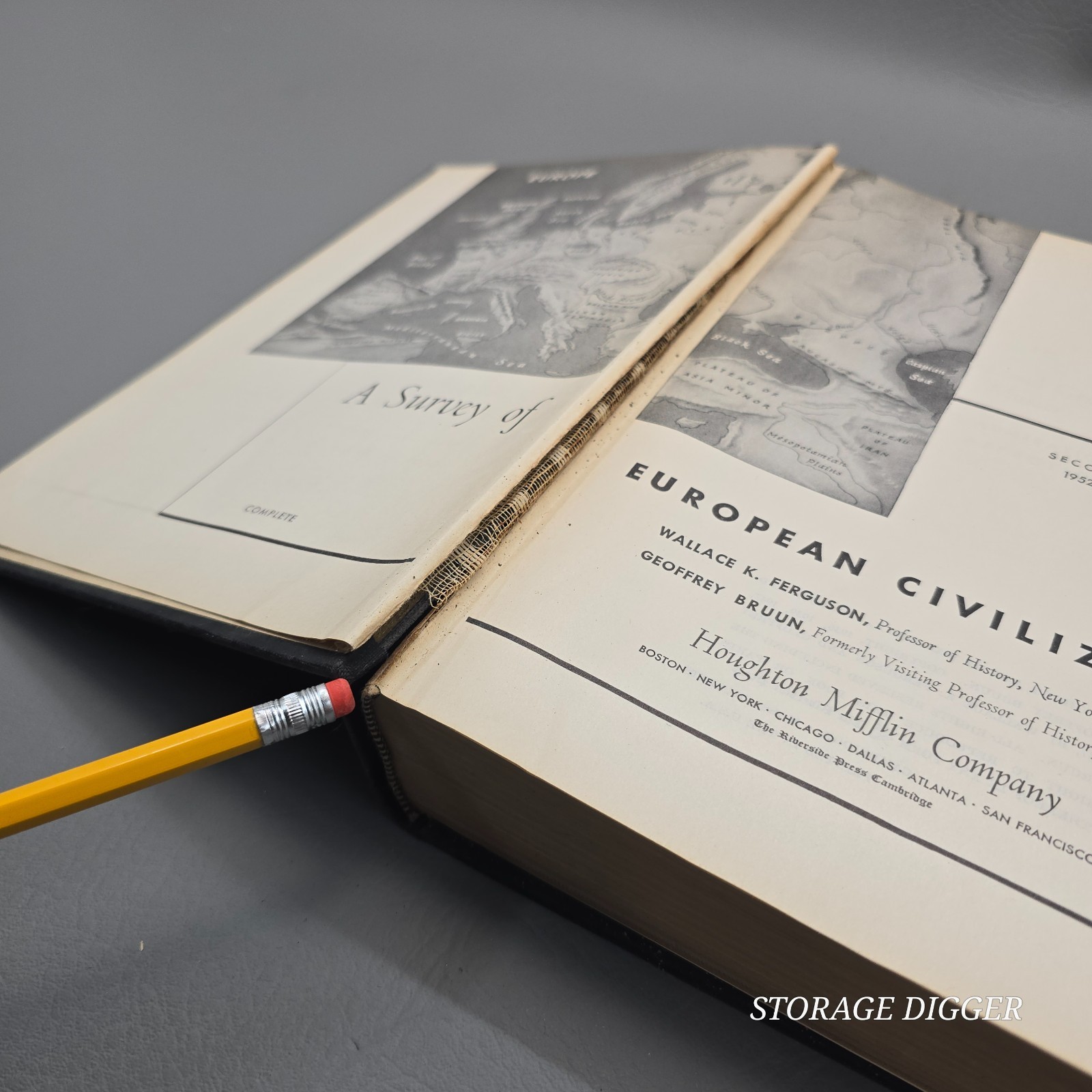 A Summary of European Civilization Wallace K. Ferguson 2nd Edition 1952 HC Book