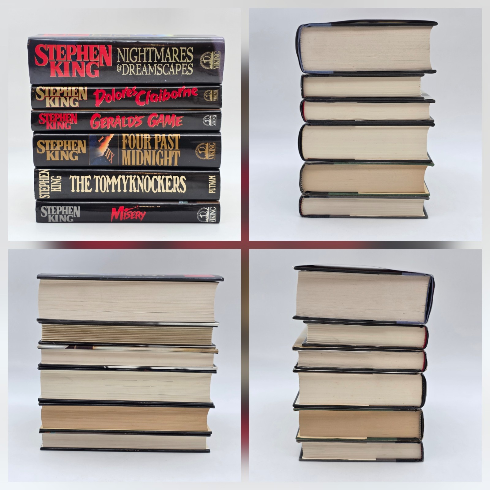Stephen King LOT of 11 Books HC DJ 9 1st Editions Multiple Titles 1980&rsquo;s-2000&rsquo;s
