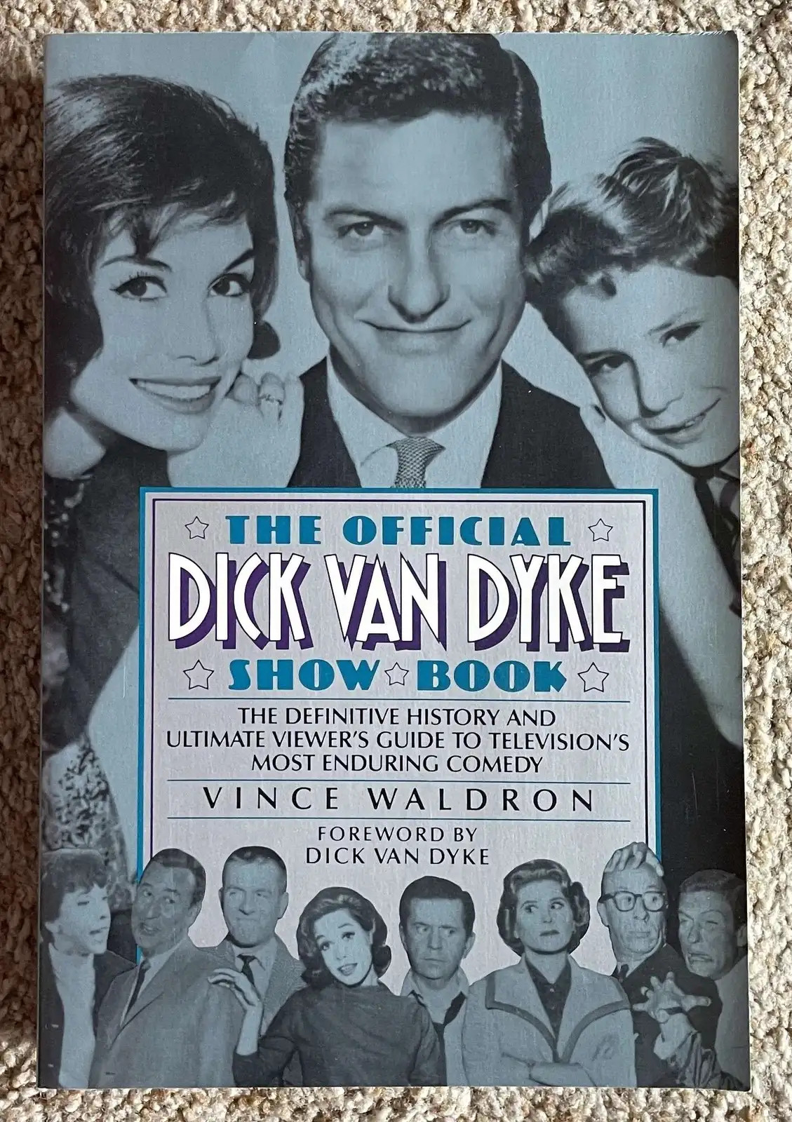 The Official Dick Van Dyke Show Book signed by author Vince Waldron
