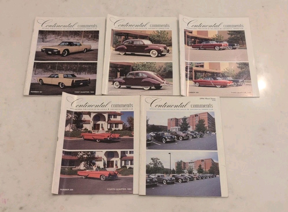 1990&rsquo;s CONTINENTAL COMMENTS LINCOLN MAGAZINE HUGE LOT (51)