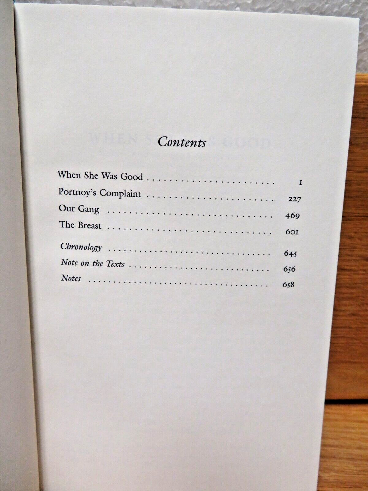 Library of America Ser. #158 Philip Roth Novels 2005 slipcase w/booklet 1st p
