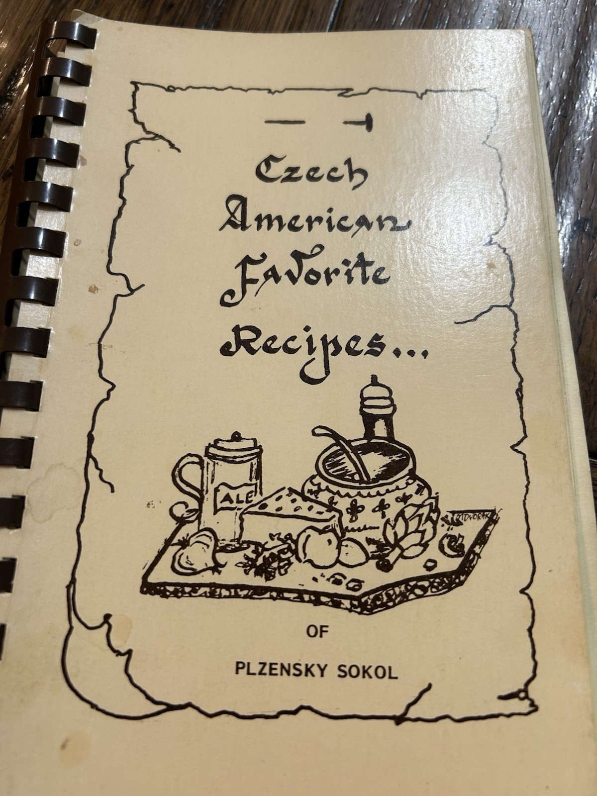 Czech American Favorite Recipes Of Plzensky Sokol, Chicago, IL. Vintage