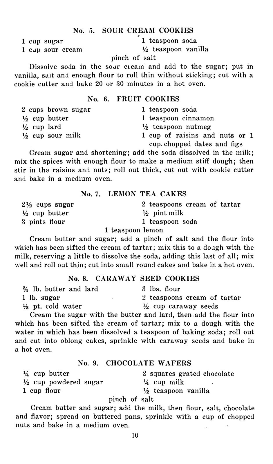 1917 Eggless recipe&rsquo;s for cakes cookies muffins Vintage Cook Book 26 Pages