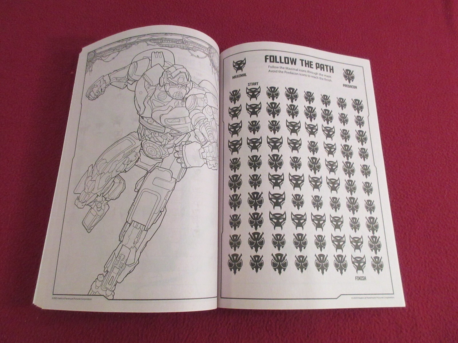 Transformers Rise of the Beasts Jumbo Coloring & Activity Book – 80 Pages