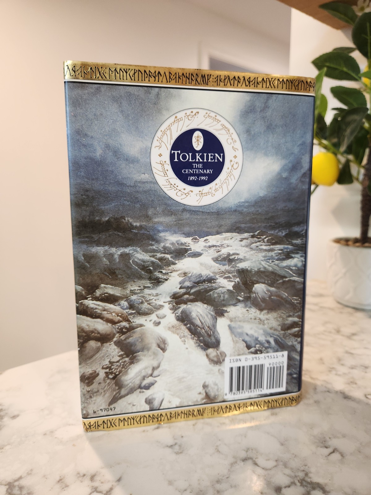The Lord of the Rings JRR Tolkien Centenary Edition 1993 ALAN LEE Illustrated DJ