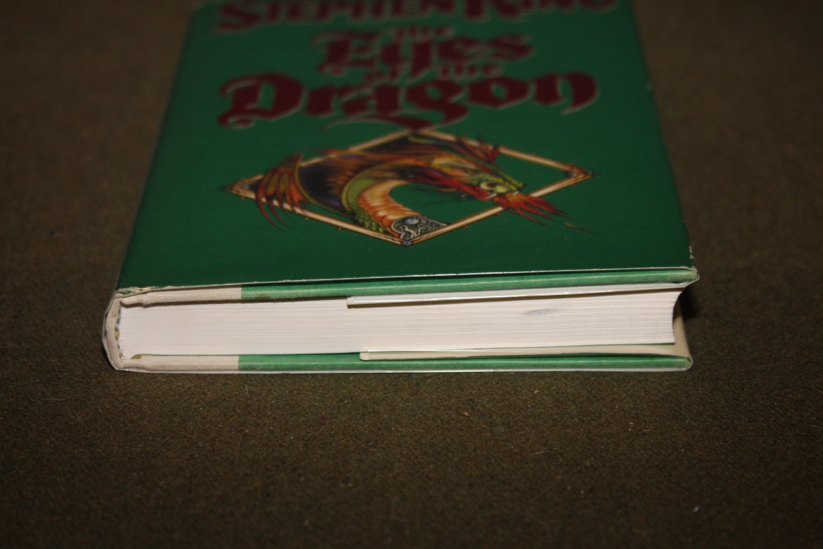 The Eyes of the Dragon by Stephen King 1987 HC 1st Edition w/ Embossed Cover