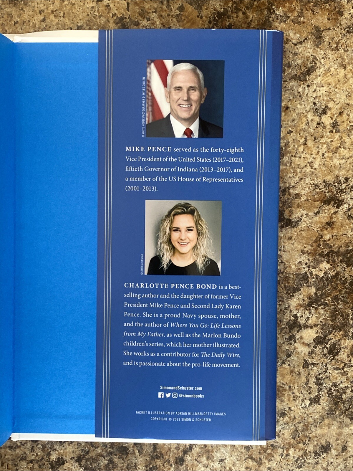 Go Home For Dinner SIGNED by Mike Pence – 1st Printing Near Fine HC