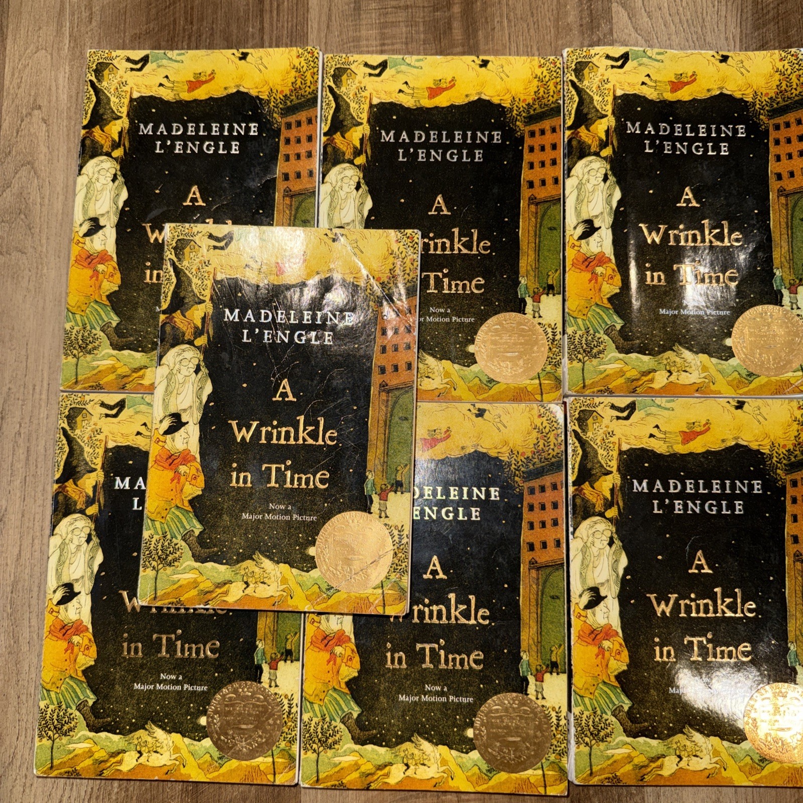 Lot of 6 A Wrinkle in Time (Time Quintet) – Paperback By Madeleine L&rsquo;Engle -GOOD